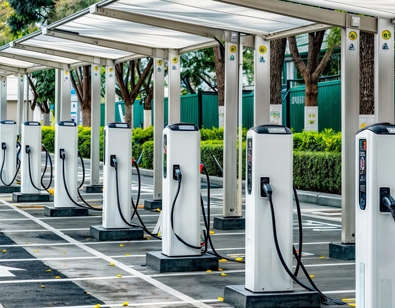 Electric car charging at home or stations | current power