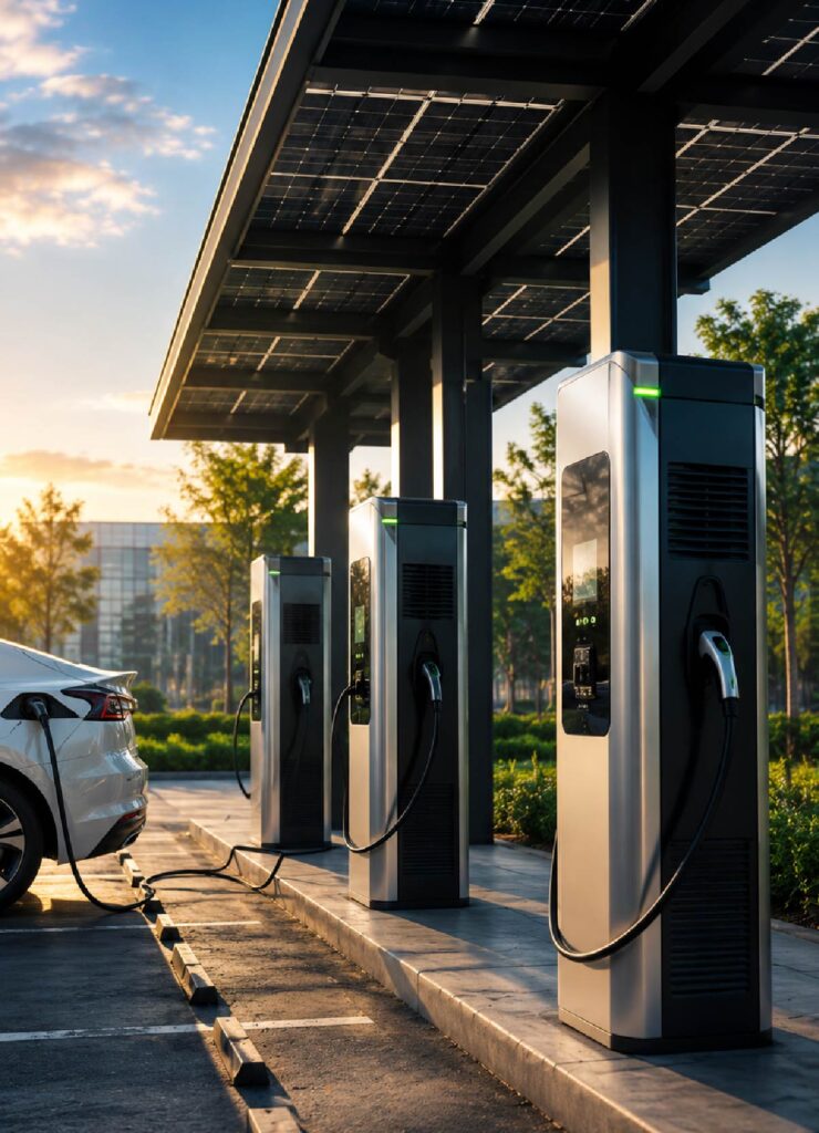EV Charging Stations and Smart Charging - current power