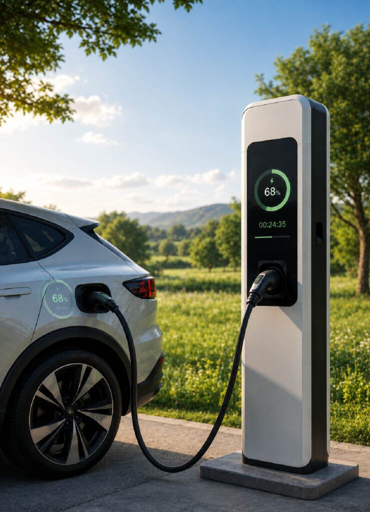 Electric Vehicle Charging Time and Key Factors - current power